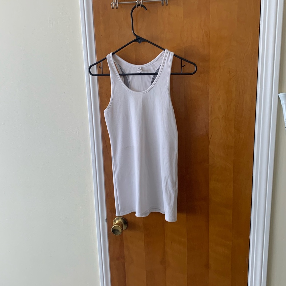 Under armour white workout tanktop